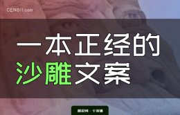 一本正经的沙雕文案-废话文学的鼻祖 涨姿势~